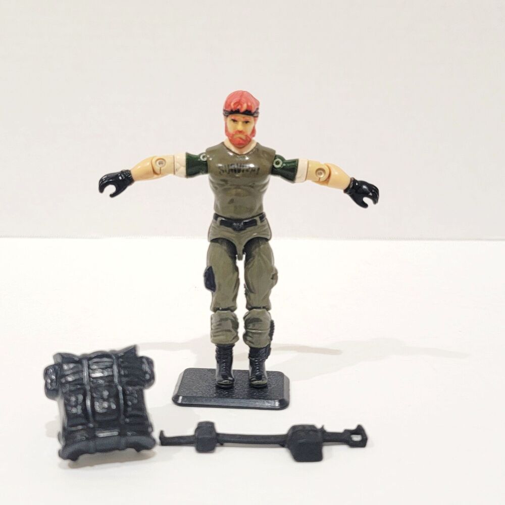 GI Joe Night Force Outback V2 3.75" Action Figure Toys R Us ARAH Vtg 1988 Hasbro